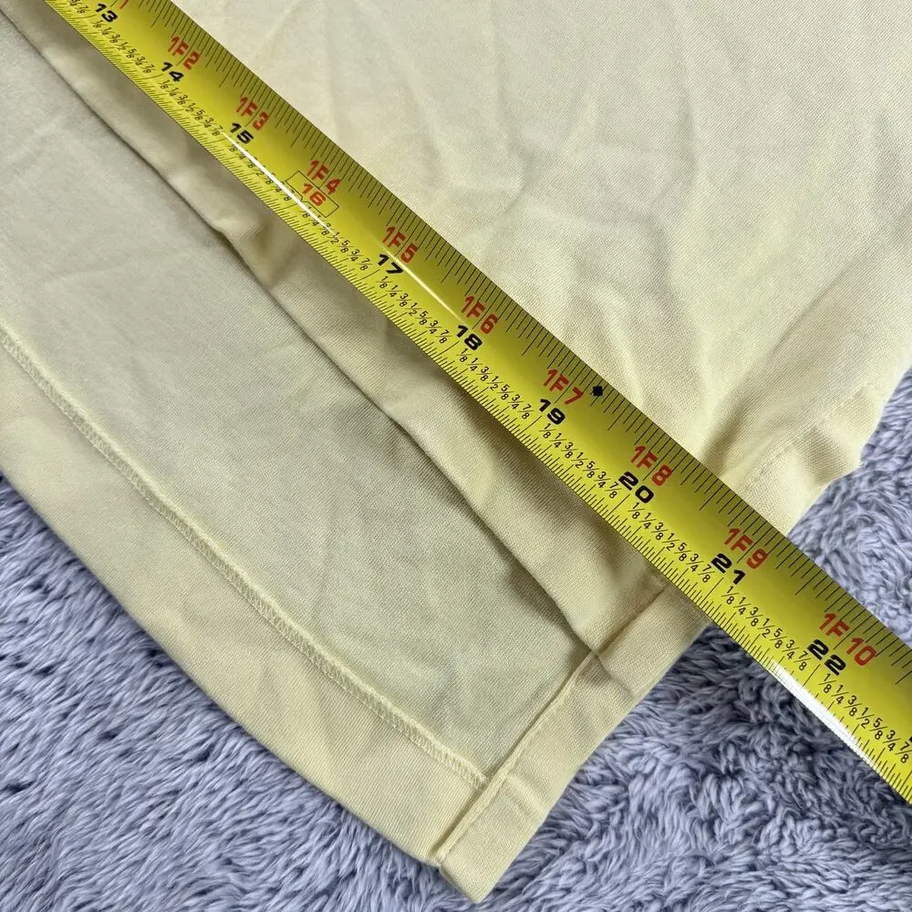 Polo Ralph Lauren Yellow Casual Short Sleeve Shirt‎ Sz L